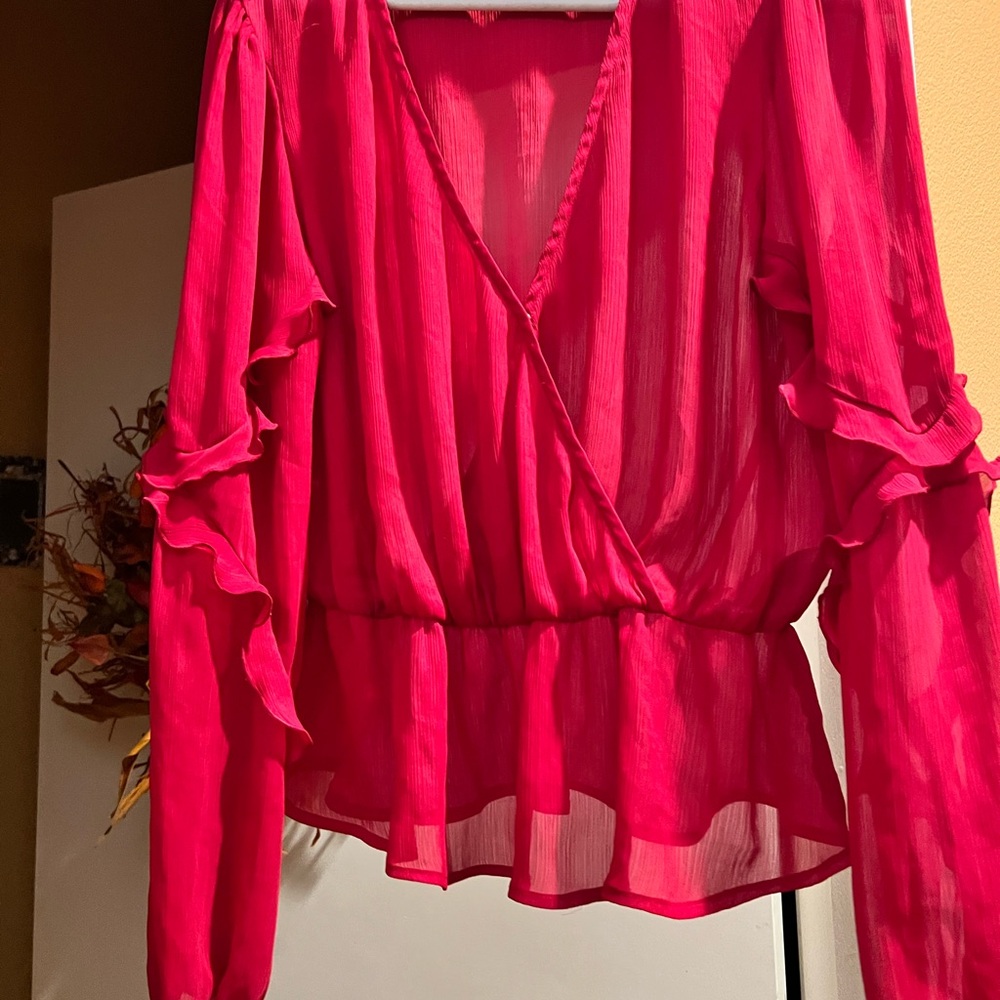 Guess Red Classic Women's Top